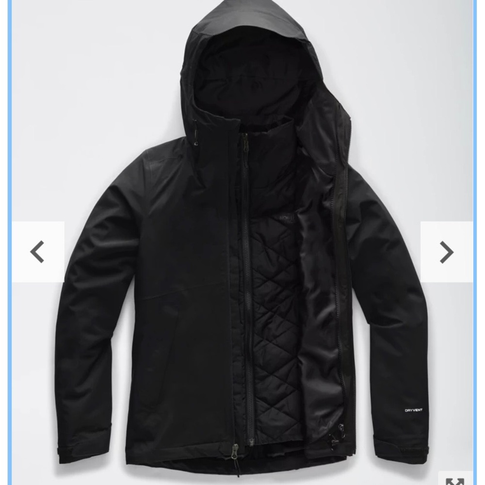 TNF tri climate jacket. 3 jackets in 1!!